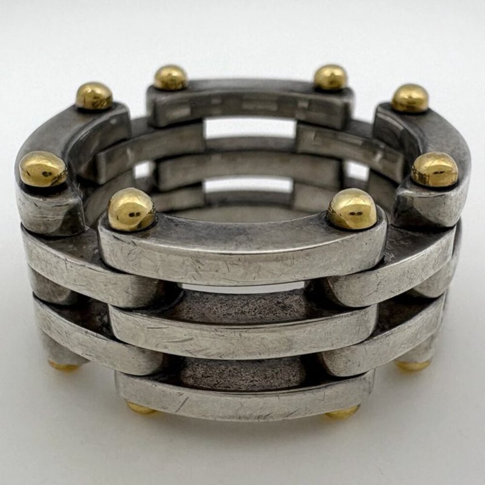 Tiffany & Co Gate Ring 750 Silver - Picture 2 of 6